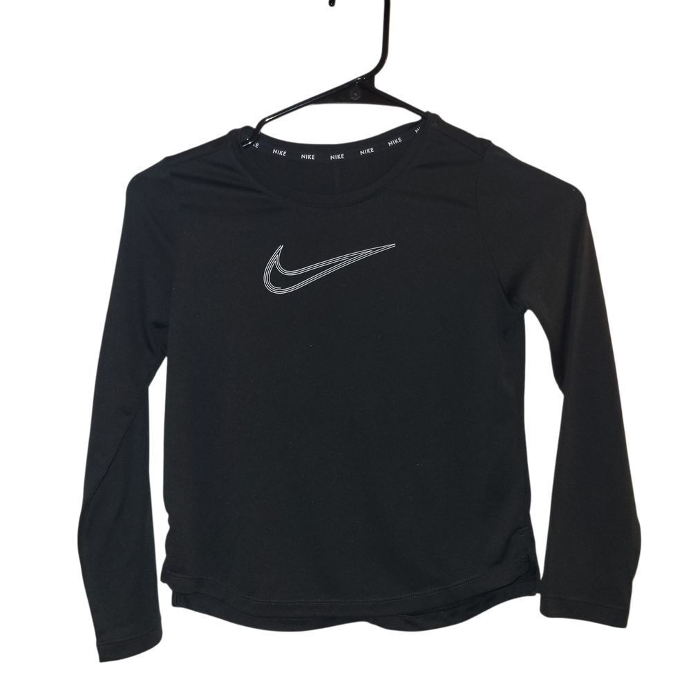 Nike Kids Black Long Sleeve Tee